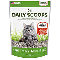 Cat Love Daily Scoops - Sans Parfum - Litière Écologique et Biodégradable Faite de Papier Recyclé pour Chats