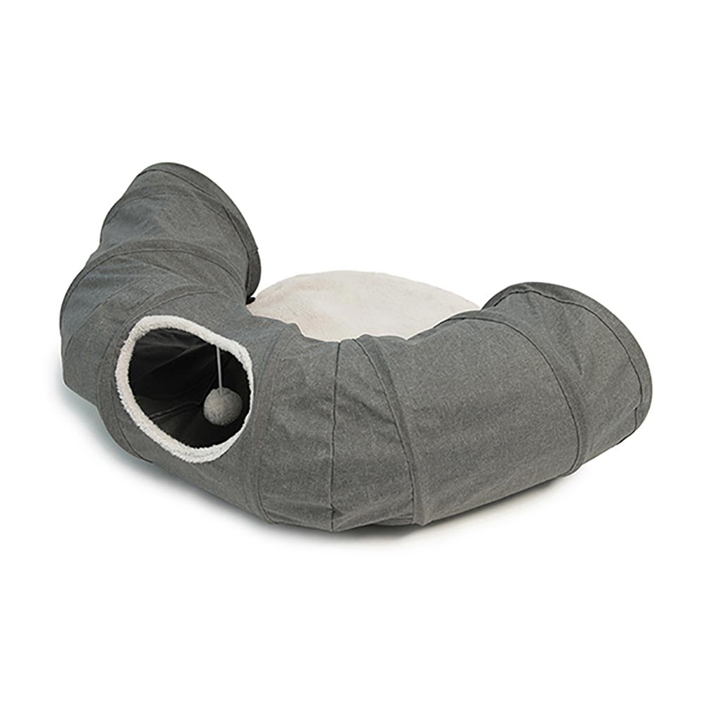 Catit Vesper - Tunnel avec Coussin Douillet pour Chats(97 x 68 x 28 cm)