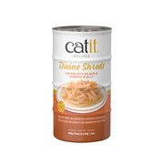 CATIT DIVINE SHREDS Chat Poulet, Saumon & Citrouille en Gelée 4x85g