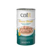CATIT DIVINE SHREDS Chat Thon, Pageot & Wakamé en Gelée 4x85g