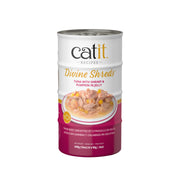 CATIT DIVINE SHREDS Chat Thon, Crevette & Citrouille en Gelée 4x85g