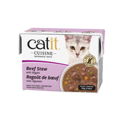 CATIT CUISINE Chat Ragoût Boeuf & Légumes 95g