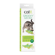 CATIT GROOVY Jouet Chat Gecko Vert 8