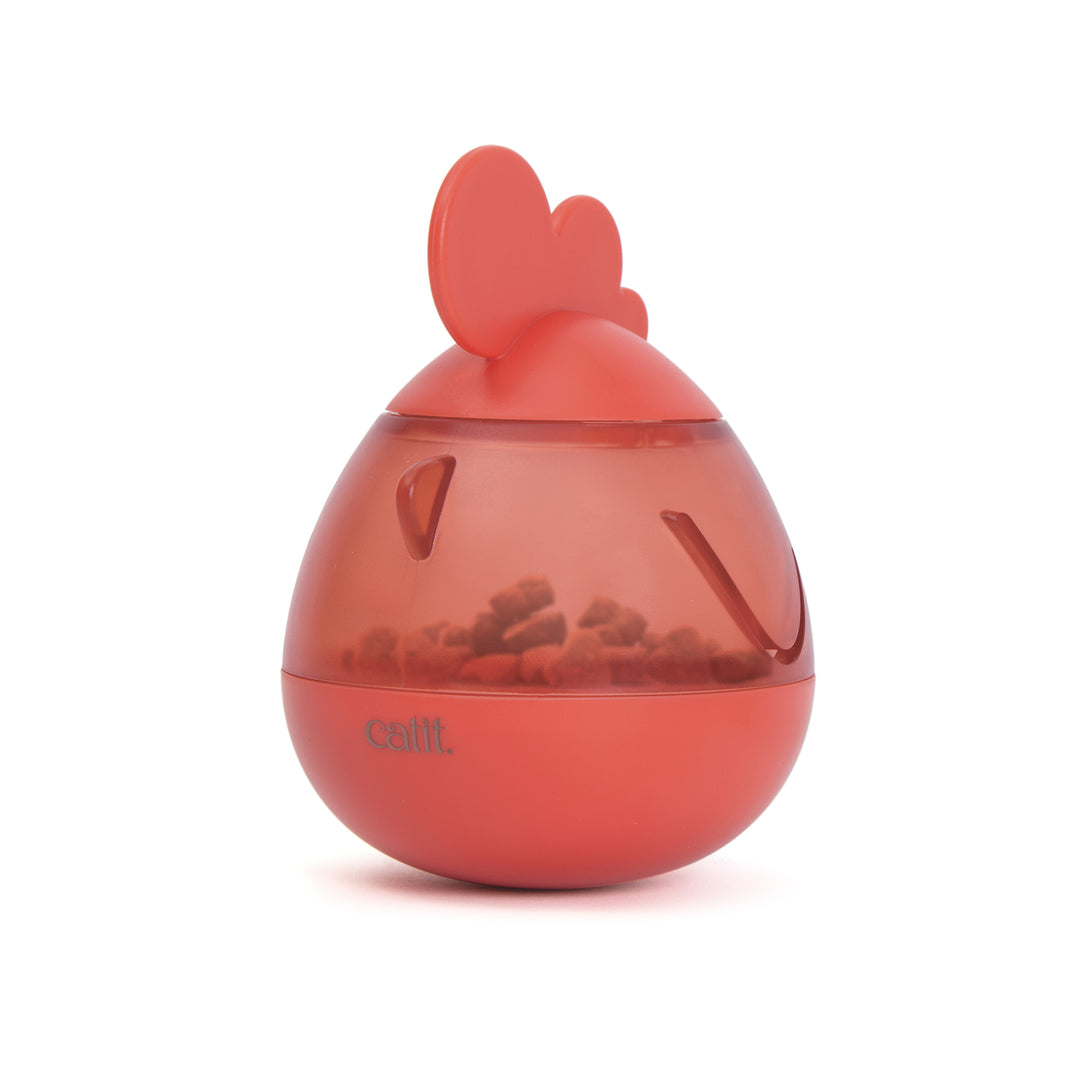 CATIT PIXI Jouet Chat Distributeur de Gâteries Coq