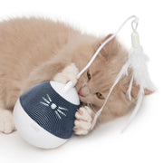CATIT PIXI Jouet Chat Toupie Électrique Bleue