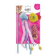 Catit - Créatures de la Mer avec Tige - Jouets pour Chats (Paquet de 3)