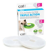 CATIT Filtres Triple Action pour Abreuvoir x2