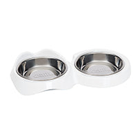 CATIT PIXI Bol de Nourrissage Double Blanc