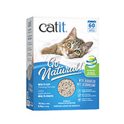 Catit Go Natural! - Multi-Chats Parfum de Vanille - Litière Agglomérante à Base de Cosses de Pois pour Multi-Chats