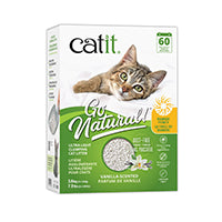 Catit Go Natural! - Parfum de Vanille - Litière Agglomérante Ultra Légère en Bambou pour Chats