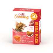 CATIT CREAMY Gâteries Chat Saumon 50x15g