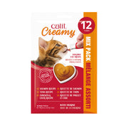 CATIT CREAMY Gâteries Chat Mélange Assorti 12x15g