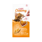 Catit Creamy - Poulet et Foie avec Taurine - Gâteries à Lécher Sans Grains pour Chats