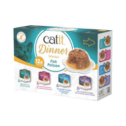 CATIT DINNER Chat Sélection de Poissons en Sauce 12x75g