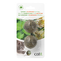 Catit - Balles d'Herbe à Chat et de Matatabi (Paquet de 2)