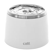 Catit Fresh & Clear - Abreuvoir avec Dessus en Acier Inoxydable - Abreuvoir pour Chats