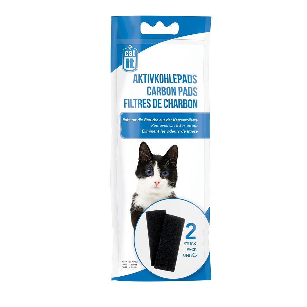 *CATIT Cartouches de Charbon pour Bacs à Litière x2