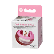 CATIT Jouet Chat Balle Distributrice de Gâteries Rose