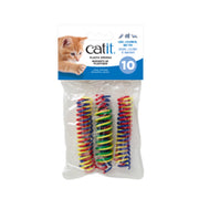 Catit Kitty Playground - Ressorts Longs en Plastique - Jouet pour Chats d'Intérieur, Multicolore