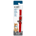 Voir l’image dans la galerie, *CATIT Collier Nylon/Boucle Métal 8-13" Rouge