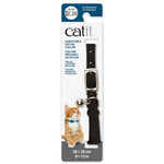 Voir l’image dans la galerie, *CATIT Collier Nylon Extensible/Boucle Métal 8-13" Noir