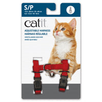 *CATIT Harnais Nylon S 10-16" Rouge