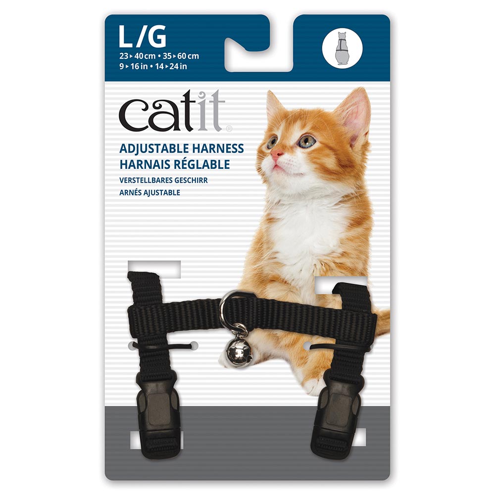 Catit - Harnais Réglable en Nylon - Harnais pour Chats