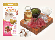 Catit Creamy Superaliments - Thon, Noix de Coco et Wakamé - Gâteries à Lécher Sans Grains pour Chats