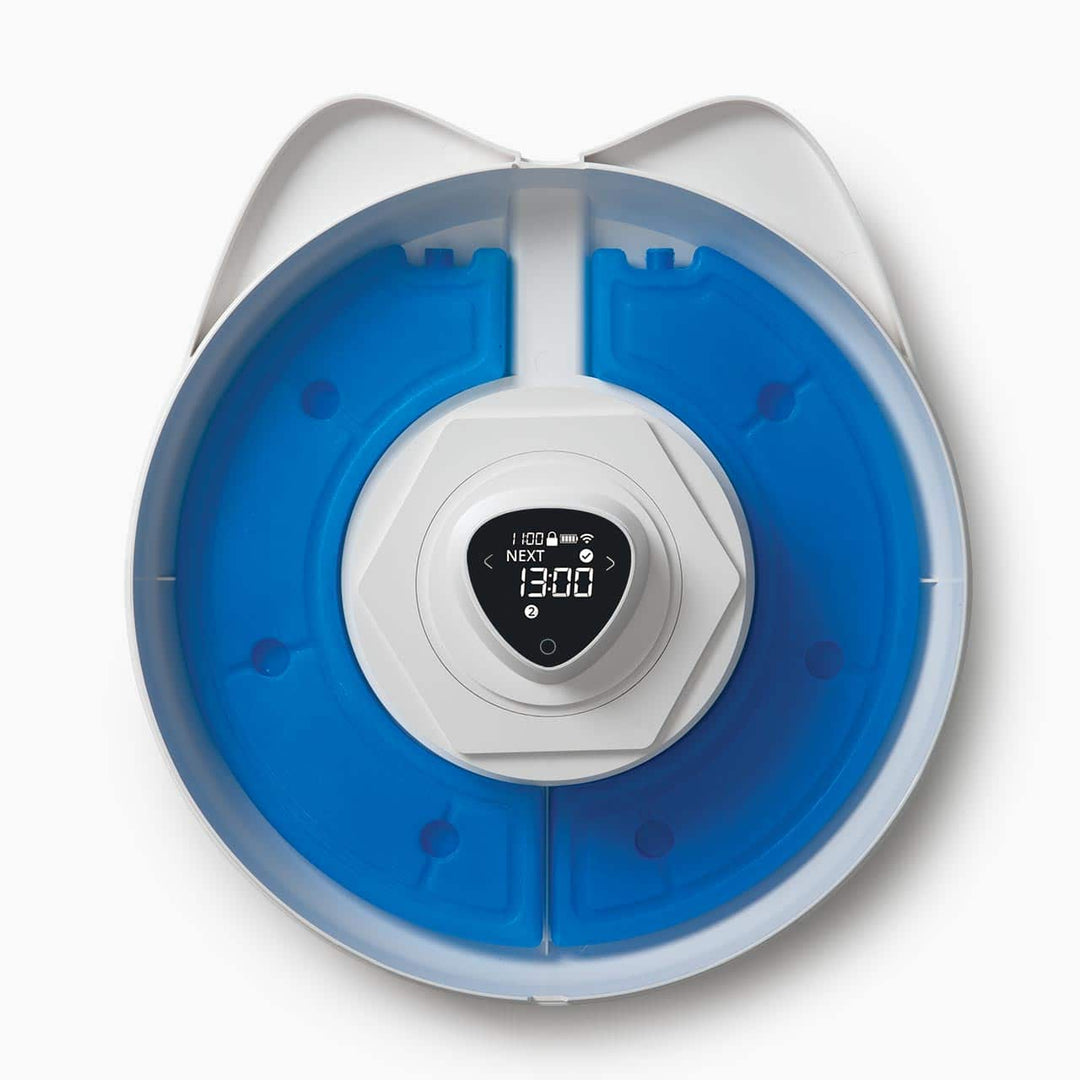 Catit PIXI - Distributeur Intelligent de 6 Repas - Distributeur de Nourriture pour Chats