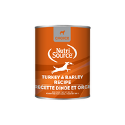 NutriSource Choice - Dinde et Orge - Nourriture Humide en Pâté pour Chiens