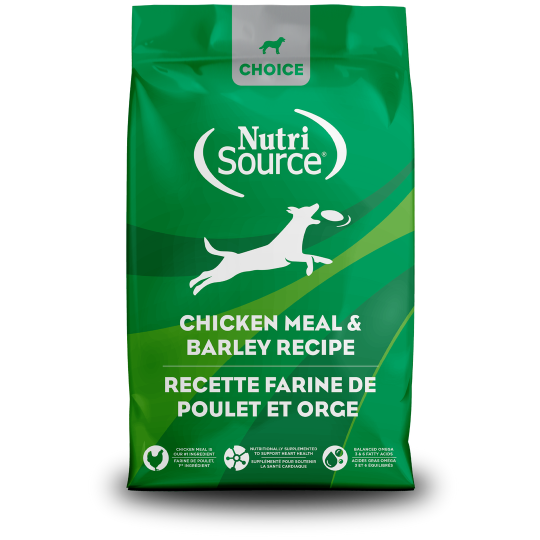 NutriSource Choice - Chien Poulet et Orge - Nourriture Sèche pour Chiens