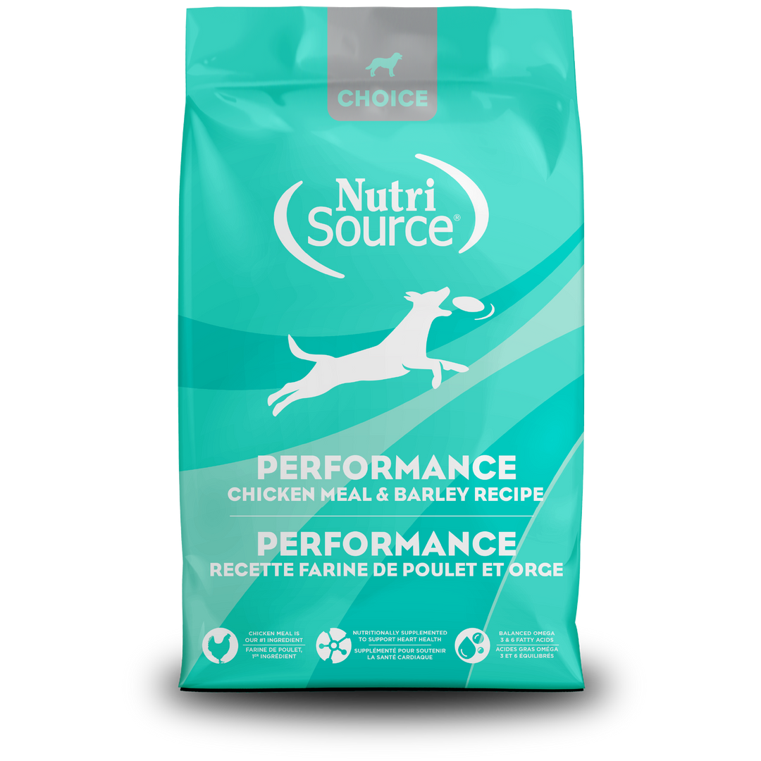 NutriSource Choice - Chien Performance Poulet et Orge - Nourriture Sèche pour Chiens