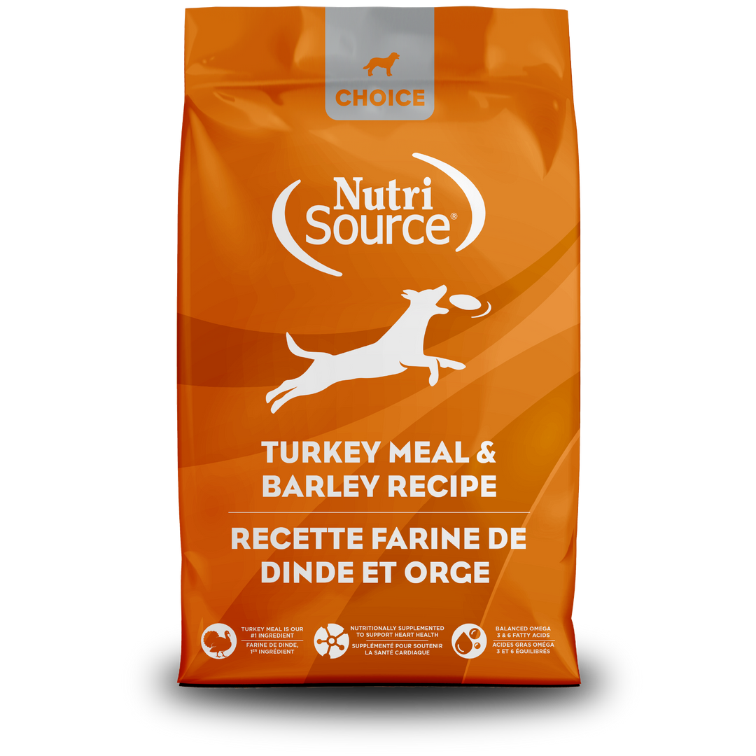 NutriSource Choice - Chien Dinde et Orge - Nourriture Sèche pour Chiens