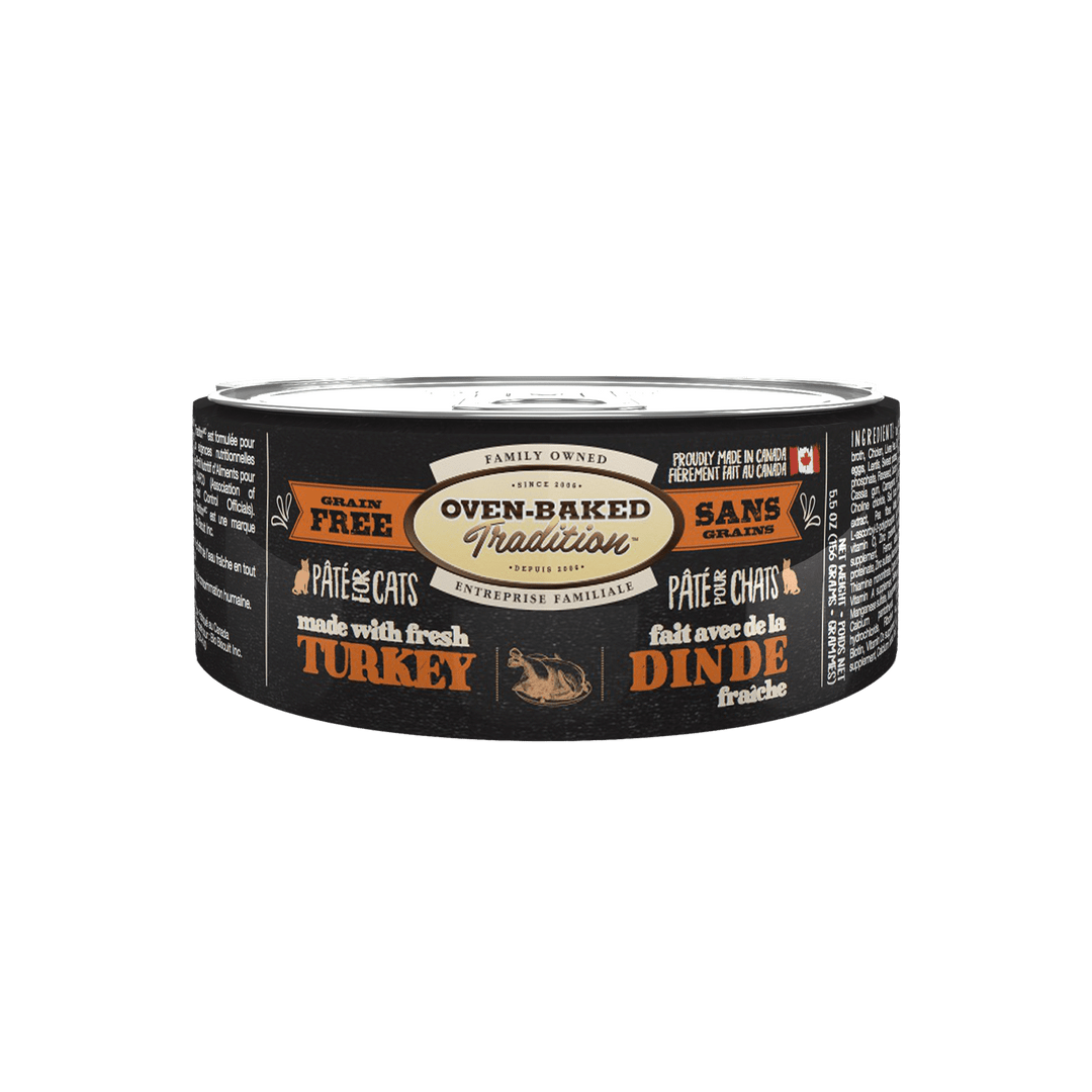 Oven-Baked Tradition - Pâté de Dinde - Nourriture Humide Sans Grains pour Chats