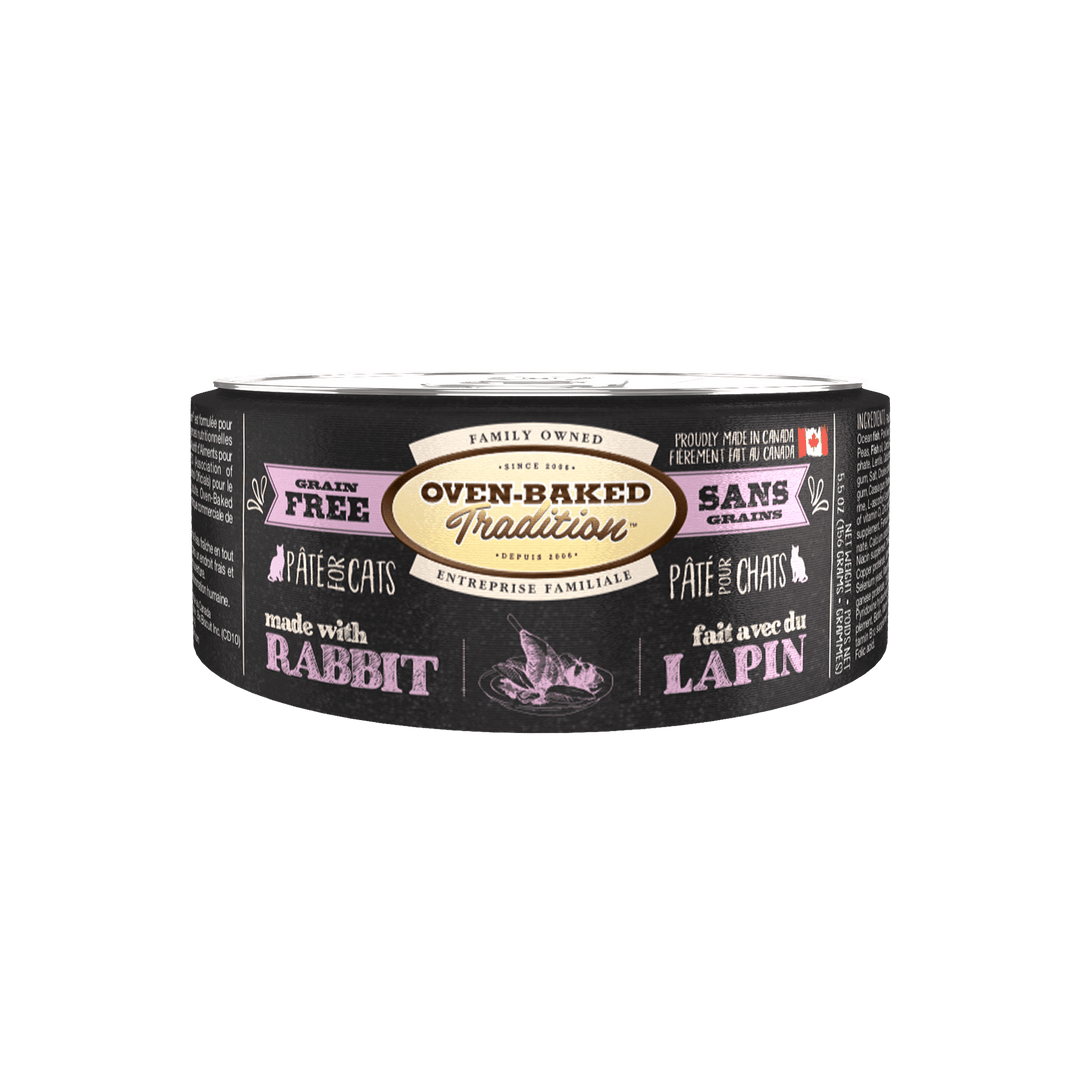 Oven-Baked Tradition - Pâté de Lapin - Nourriture Humide Sans Grains pour Chats