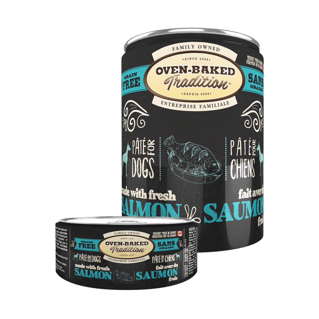 Oven-Baked Tradition - Pâté de Saumon - Nourriture Humide Sans Grains pour Chiens