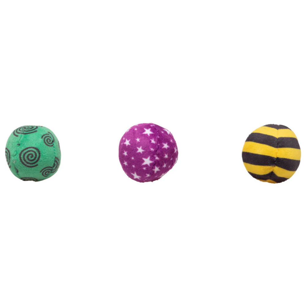BüD'z - Balle en Peluche pour Chats, 5 cm (Couleurs Assorties)