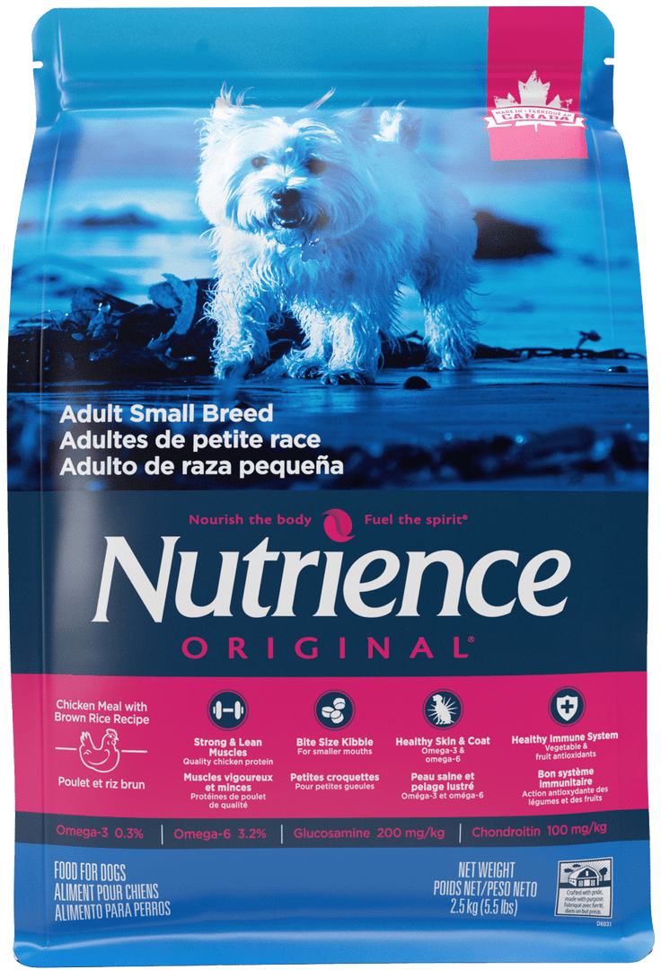 Nutrience Original - Chien Petite Race Poulet et Riz Brun - Nourriture Sèche pour Chiens