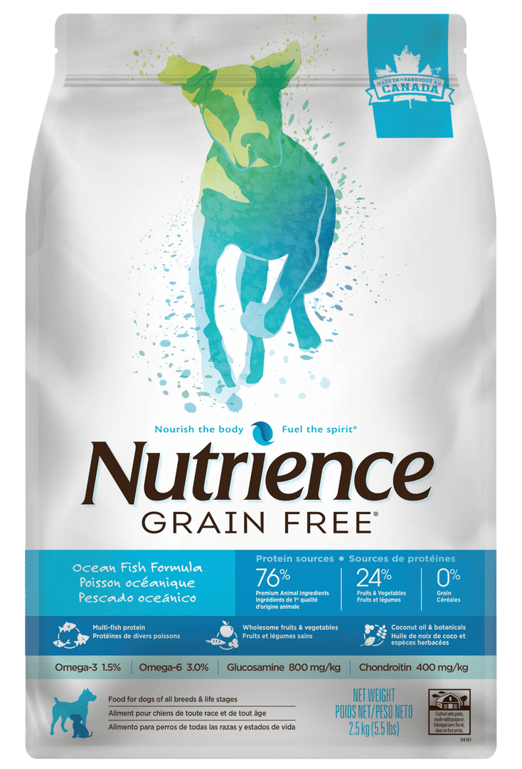 Nutrience Sans Grains - Poisson Océanique - Nourriture Sèche pour Chiens