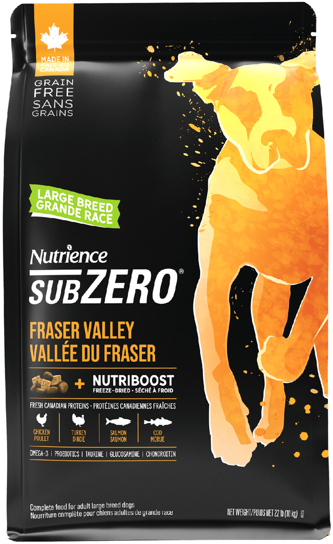 Nutrience Subzero - Chien Grande Race Vallée du Fraser avec Infusion de Foie Lyophilisée - Nourriture Sèche Sans Grains pour Chiens