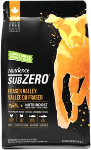 Nutrience Subzero - Vallée du Fraser - Nourriture Sèche Sans Grains avec Nutriboost pour Chiens Adultes de Grandes Races