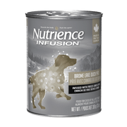 Nutrience Infusion - Chien Adulte Pâté de Canard du Lac Brome avec Infusion de Foie Lyophilisée - Nourriture Humide pour Chiens