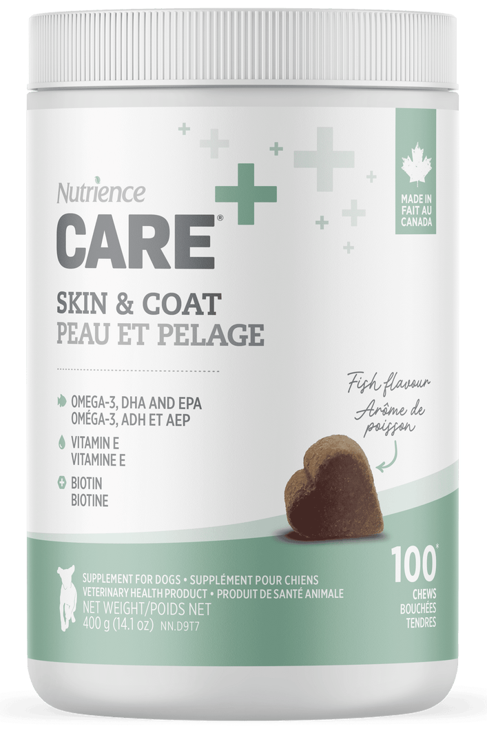 Nutrience Care - Peau et Pelage - Supplément en Bouchées Molles pour Chiens