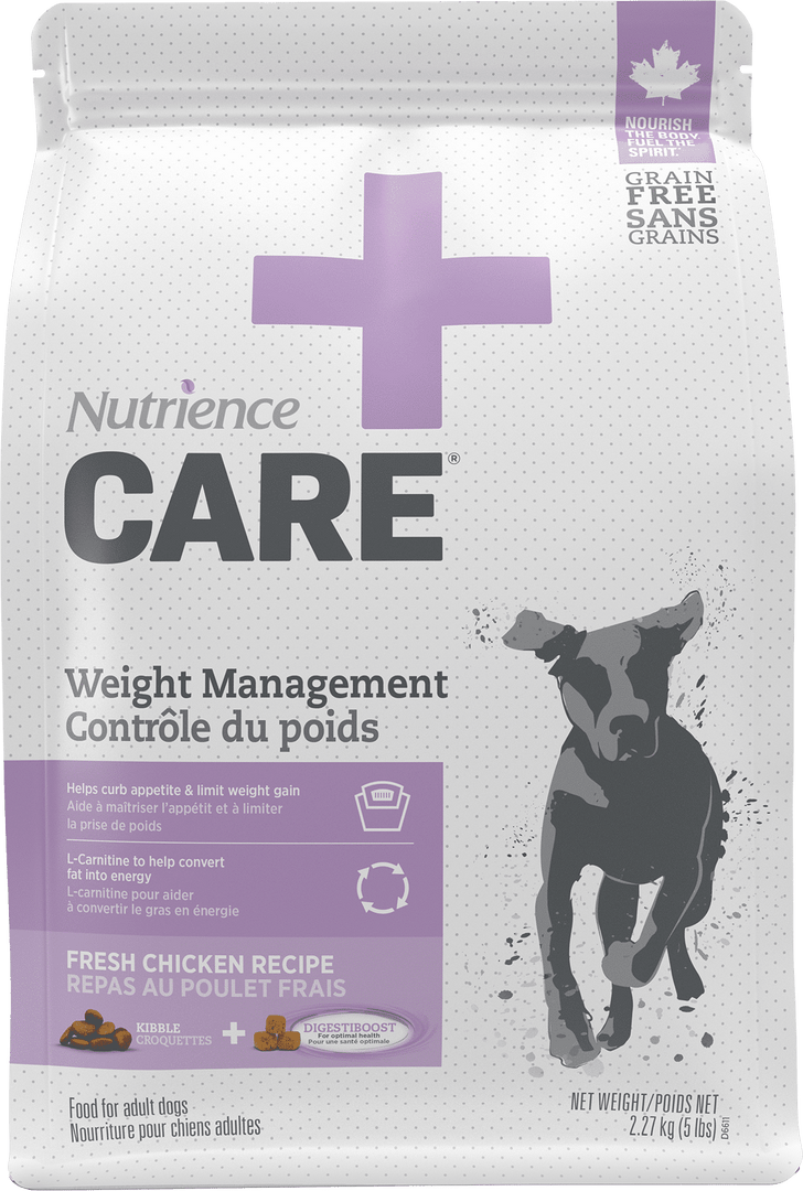 Nutrience Care - Contrôle du Poids, Poulet Frais - Nourriture Sèche Sans Grains pour Chiens Adultes