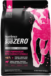 Nutrience Subzero - Agneau et Citrouille avec Infusion de Foie Lyophilisée - Nourriture Sèche Sans Grains à Ingrédients Limités pour Chiens