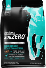 Voir l’image dans la galerie, Nutrience Subzero - Canard et Poire avec Infusion de Foie Lyophilisée - Nourriture Sèche Sans Grains à Ingrédients Limités pour Chiens