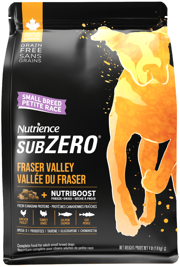Nutrience Subzero - Chien Petite Race Vallée du Fraser avec Infusion de Foie Lyophilisée - Nourriture Sèche Sans Grains pour Chiens
