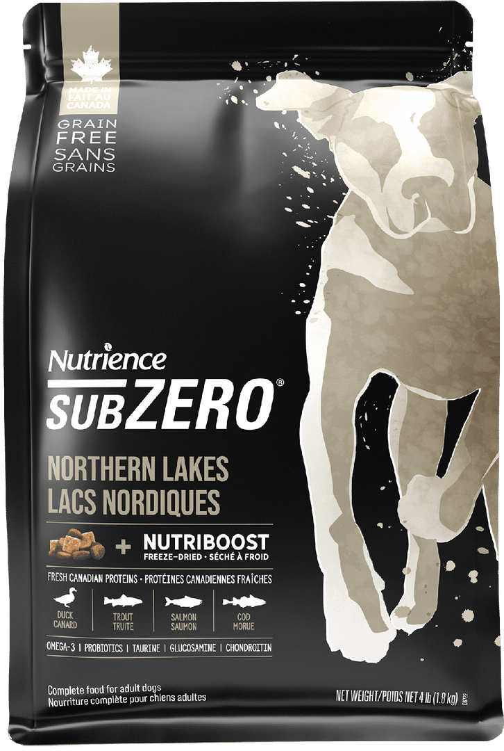 Nutrience Subzero - Chien Lacs Nordiques avec Infusion de Foie Lyophilisée - Nourriture Sèche Sans Grains pour Chiens