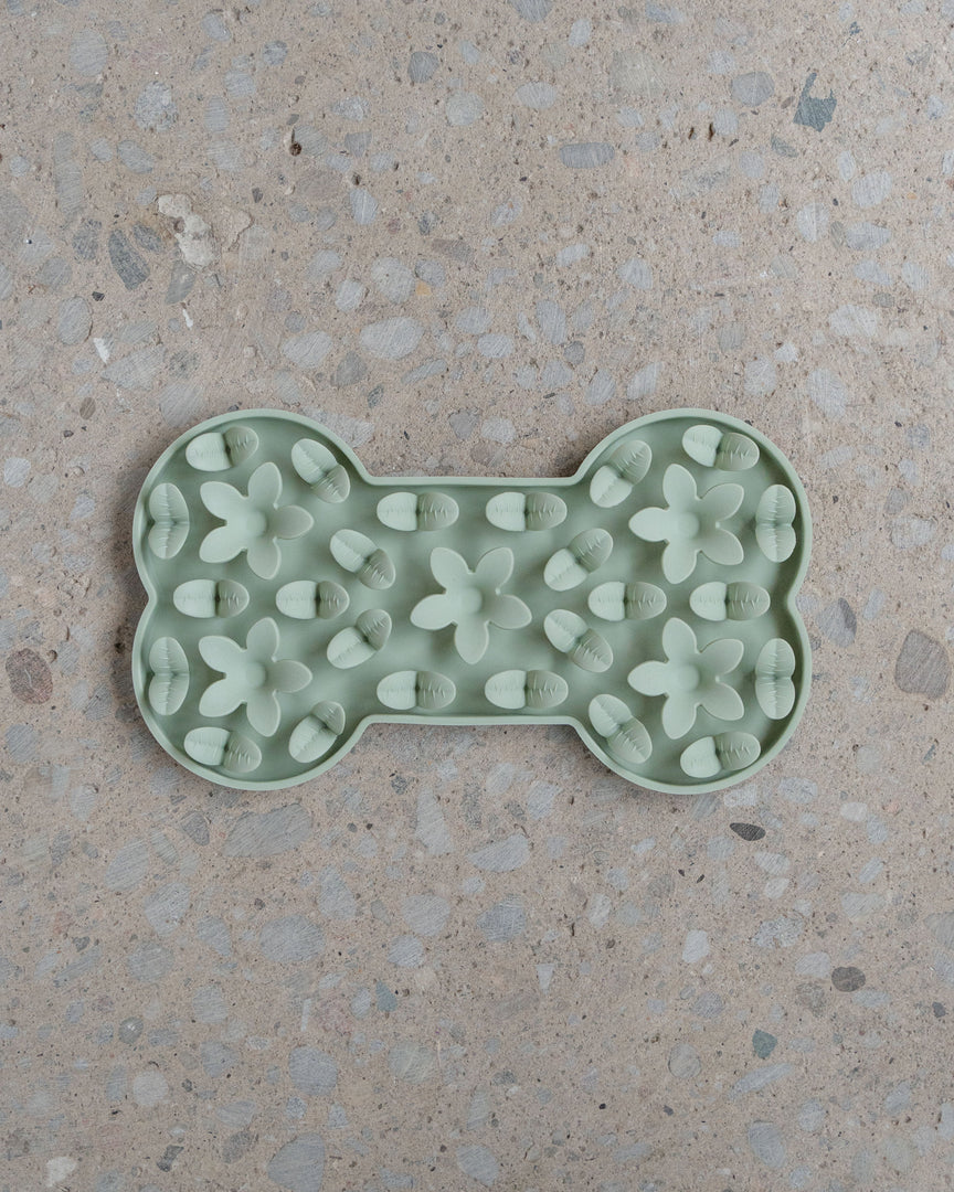 Dexypaws - Tapis de Léchage Cache-Cache en Silicone - Tapis de Léchage pour Chiens