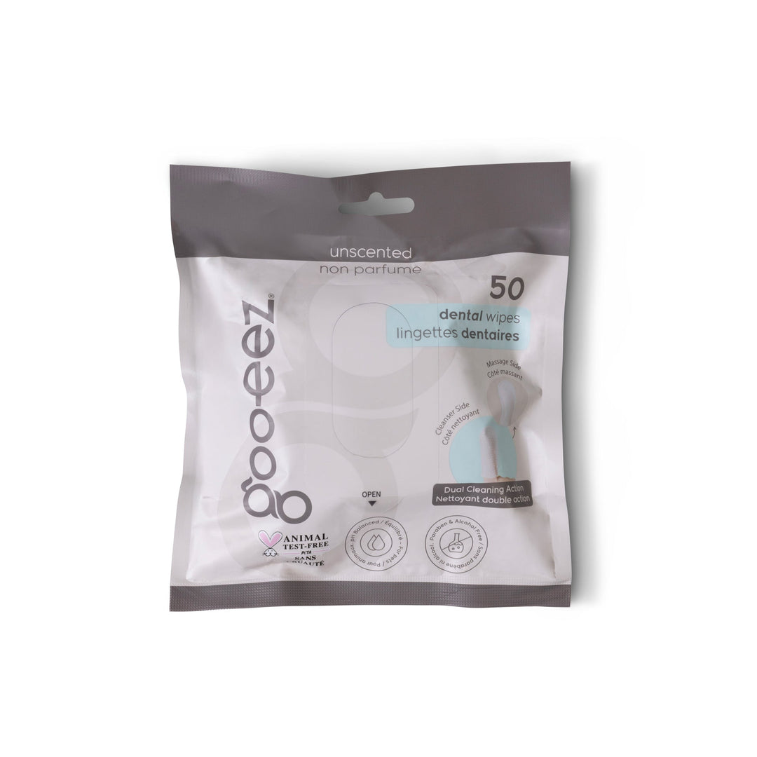 GOO-EEZ Lingettes Dentaires x50 Non Parfumé